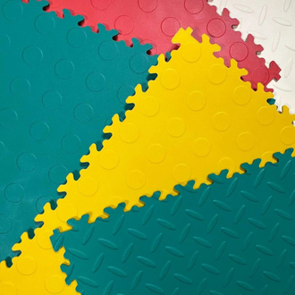 Продажа модульной плитки ПВХ для пола Coin Green в Иркутске