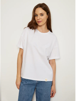 ЖЕНСКАЯ ФУТБОЛКА БЕЛАЯ  "ВОЗДУШНАЯ"