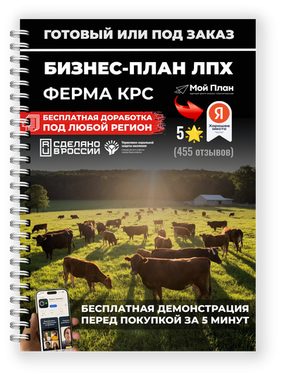 Бизнес-план для ЛПХ КРС: социальный контракт