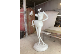 Скульптура из стеклопластика по эскизам художника