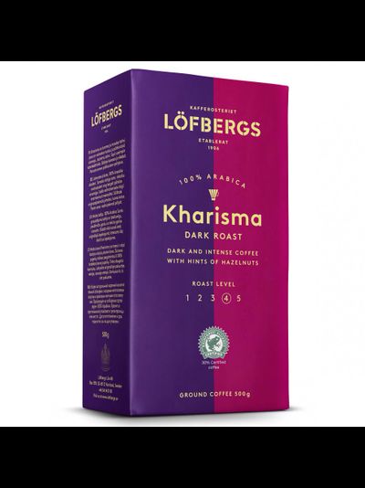 Кофе молотый Löfbergs Kharisma (Харизма), молотый, 500г