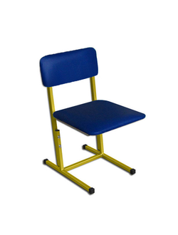 СТУЛ ДЕТСКИЙ НА МЕТАЛЛОКАРКАСЕ РЕГУЛИРУЕМЫЙ ФГК/Искусственная кожа