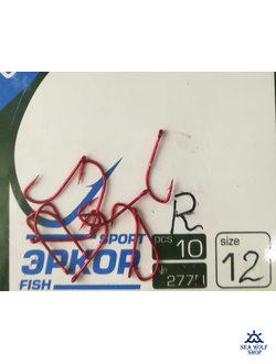 Крючки Kumho 277 R 1/10 №12 красный