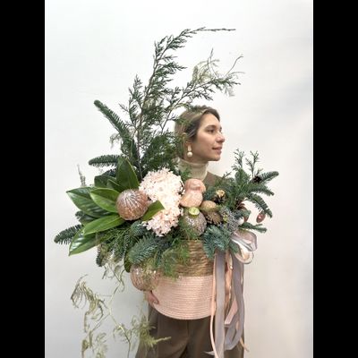 Новогодняя композиция № 1187