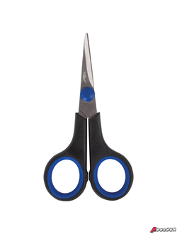 Ножницы для хобби и рукоделия ОСТРОВ СОКРОВИЩ 120 мм, 3-х сторонняя заточка, черно-синие. 237104