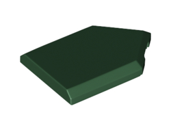 Tile, Modified 2 x 3 Pentagonal, Dark Green (22385 / 6285134)