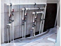 Монтаж водопроводных коммуникаций