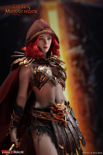 Адская вестница в золотом - КОЛЛЕКЦИОННАЯ ФИГУРКА 1/6 Hell's Messenger Golden (PL2022-202A) - TBLeague
