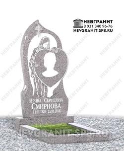Вертикальный памятник ДГ-23 возрождение сердце