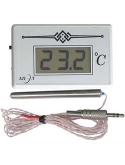 Высокотемпературный термометр для бани и сауны ТЭС-2 с герметичным датчиком