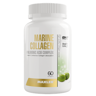 (Maxler) Marine Collagen + Hyaluronic Acid complex - (60 капс)