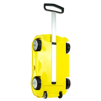 Детский чемодан машина Шевроле (Chevrolet) жёлтый