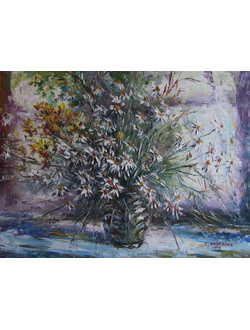 Натюрморт Полевые ромашки Круглова Светлана