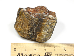 Тигровый глаз, необработанный образец, ЮАР (40*33*30 мм, 68 г) №26204