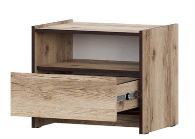 Прага Тумба прикроватная Дуб Венге/Дуб Делано