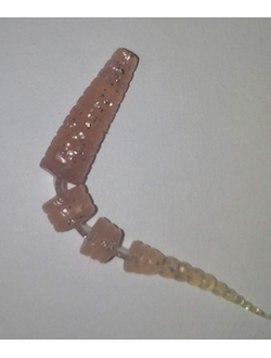 Резина съедобная Полярник Viking 63 mm. уп-ка 10шт.  цвет Розовая магия