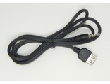 Кабель USB гнездо - 3,5 мм стерео штекер 4-х контактный 1м