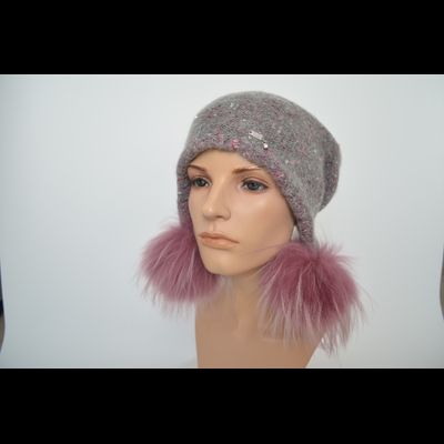 Шапка ушанка Vizio Италия 1010 PP 66  цвет 4-20