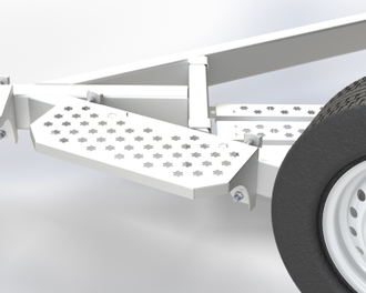 Подножка на дышло прицепа(490.206.000.000)