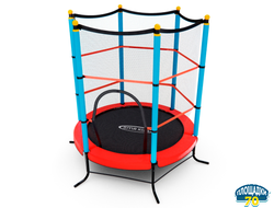 Батут детский DFC SMRKIDS 55" с сеткой, RED
