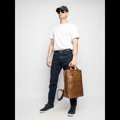 Кожаный рюкзак Viterbo Premium brown (арт. 3111-63)