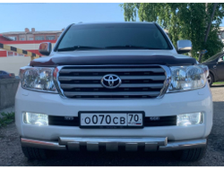 Защита переднего бампера (G) 5 «зубьев» d76 для Toyota Land Cruiser 200 (2007-2012)