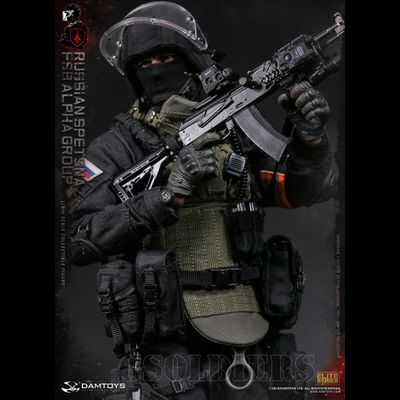 Спецназ ФСБ "Альфа" - Коллекционная ФИГУРКА 1/6 scale RUSSIAN SPETSNAZ FSB ALPHA GROUP (78064) - DAMTOYS