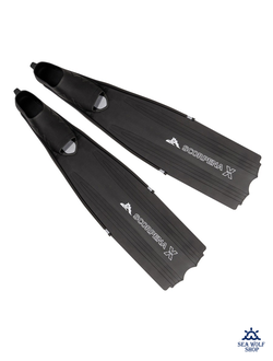Ласты длинные 43/44 разборные Scorpena F1 Soft черн.