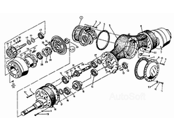 Ведущий мост ДВ-1661 6185.10.00.00.00, 6185.10.01.00.00