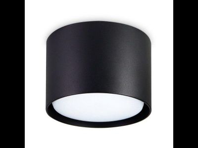 Ambrella св-к накл. спот GX53 max12W черный цилиндр d84x60 TECHNO SPOT TN5302 BK