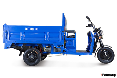 Грузовой электротрицикл Rutrike D5 1700 темно-синий
