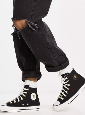 Кеды Converse Chuck Taylor All Star Valentines Day black