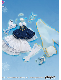 Одежда для куклы Мику Хацунэ (Cloth Dollfie Dream Hatsune Miku Glowing Snow Set)