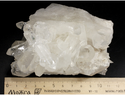 Кварц горный хрусталь, друза, Бразилия (110*78*74 мм, 651 г) №37952