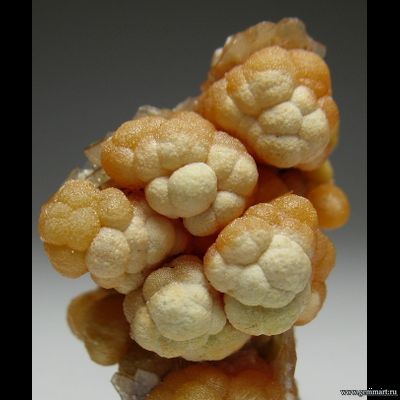 Миметит с кальцитом. Мексика. 25*19*16мм