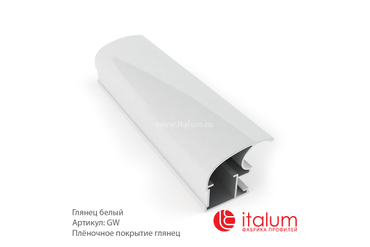 Профиль дверей ITALUM. Серия CLASSIC-A: Глянец белый