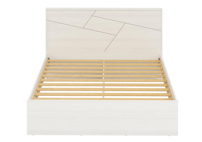 АДЕЛИНА Кровать 1600 с встроенным основанием (1668*1020*2096 мм), рамух белый