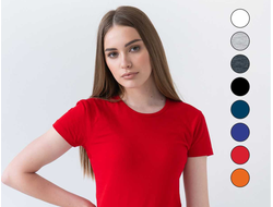 Футболка женская (A37W) 180 г/м2, 95 % хлопок, 5% эластан