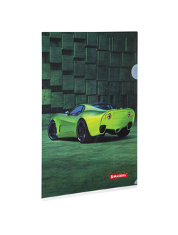 Папка-уголок BRAUBERG "SPORT CAR", А4, 150 мкм, цветная печать, 228044