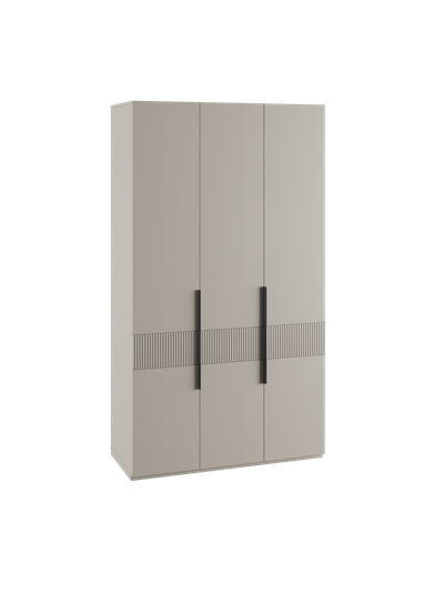 Ника спальный гарнитур модульный мдф бежевый мат-05 / лдсп кашемир + дуб делано