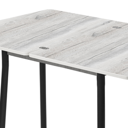 Дуэт 4 Стол 600*800 раскладной дуб канадский/черный муар 2.1