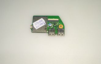 Плата USB разъемов + Card Reader для ноутбука Toshiba Satellite L655, L650 (6050A2335001-CARD-A02)