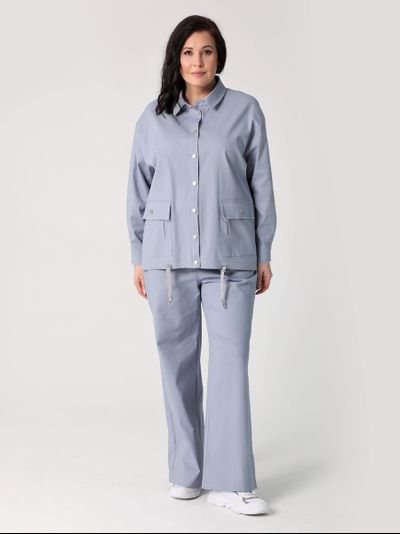 Куртка - Жакет 25230 голубой