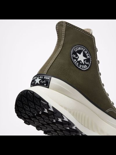 Кеды Converse Chuck Taylor 70 AT-CX зеленые высокие на платформе