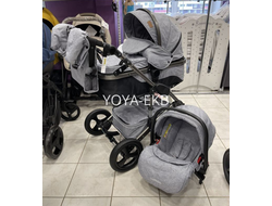 Детская коляска 3 в 1 Luxmom 555 Серый