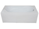 Акриловая Ванна BAS АХИН 170х80, каркас, слив-перелив