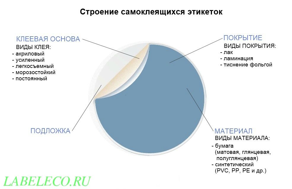 Строение этикеток Строение этикеток