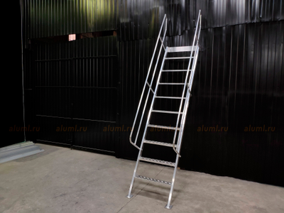 Лестница инвентарная приставная с поручнями, Лестница  приставная, Лестница инвентарная.