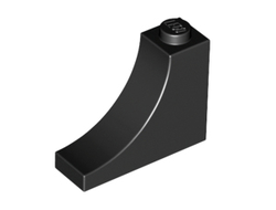 Arch 1 x 3 x 2 Inverted, Black (18653 / 6154860)