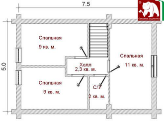 Проект 3-66, 62,5 кв.м., 6*6